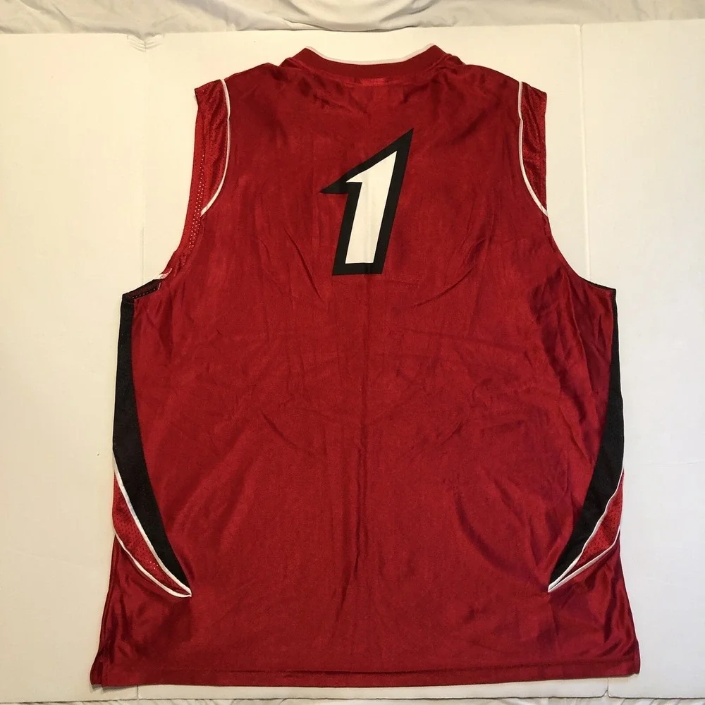 Adidas Louisville Cardinals Basketball Jersey Size XL Polyester Red